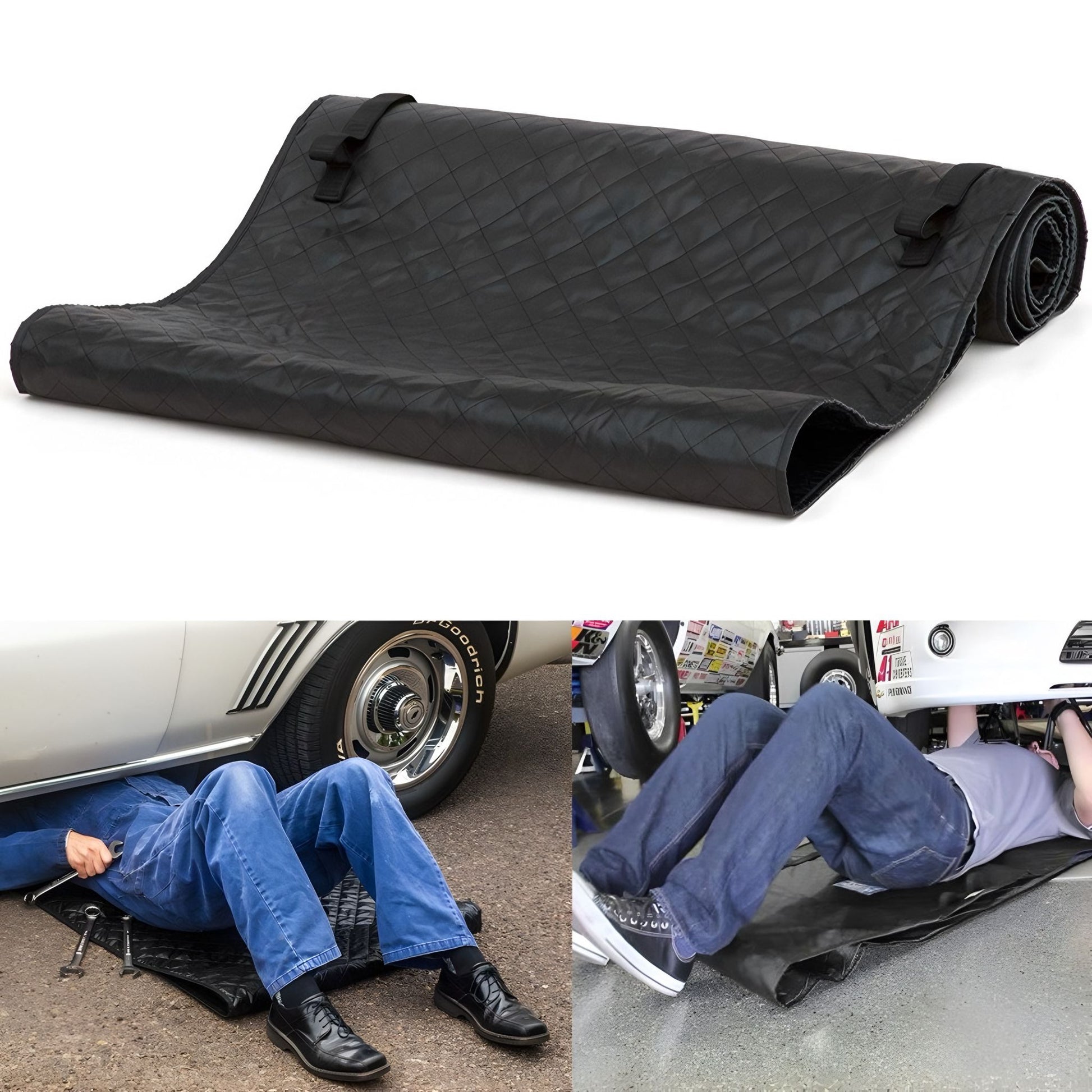 Reparaturkissen und Fahrzeug-Unterlage – Rollbare Werkstattmatte